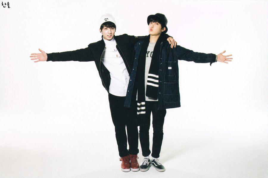 150221 J-Hope & Jungkook in Hanryu Pia Vol. 03 (March Issue)