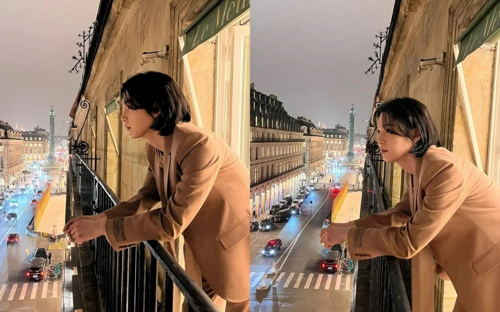 Remember that time Fashion Yoongi went to Fashion Week in Paris.