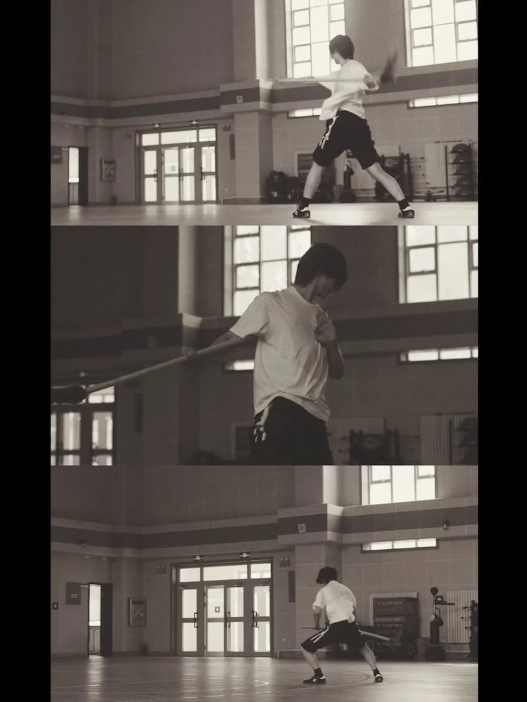 Jun - Instagram Update - Fight Scene Practice