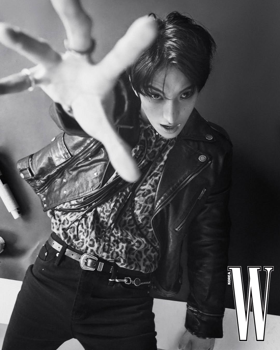 DK in the Rockstar Shoot for W Magazine