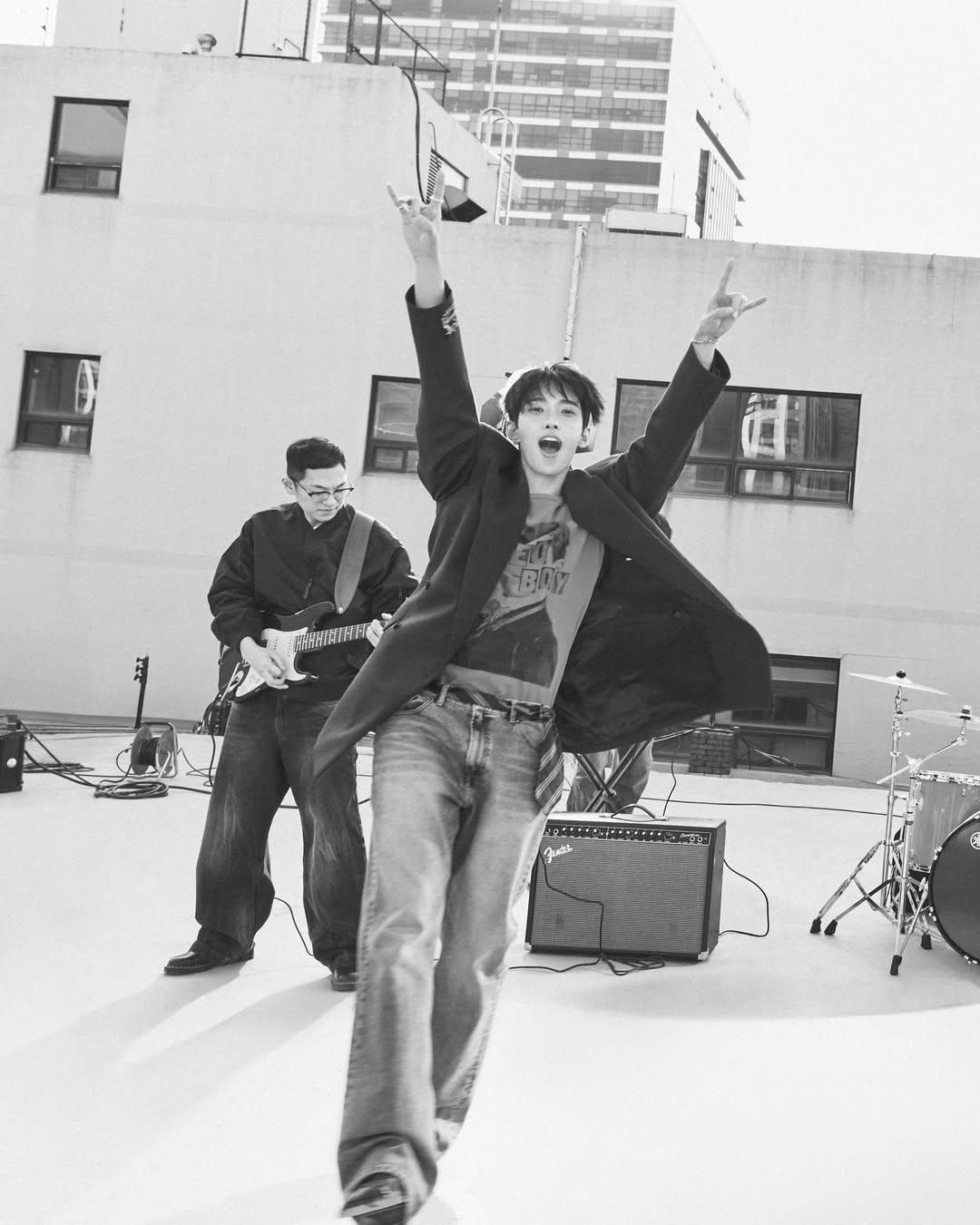 DK in the Rockstar Shoot for W Magazine