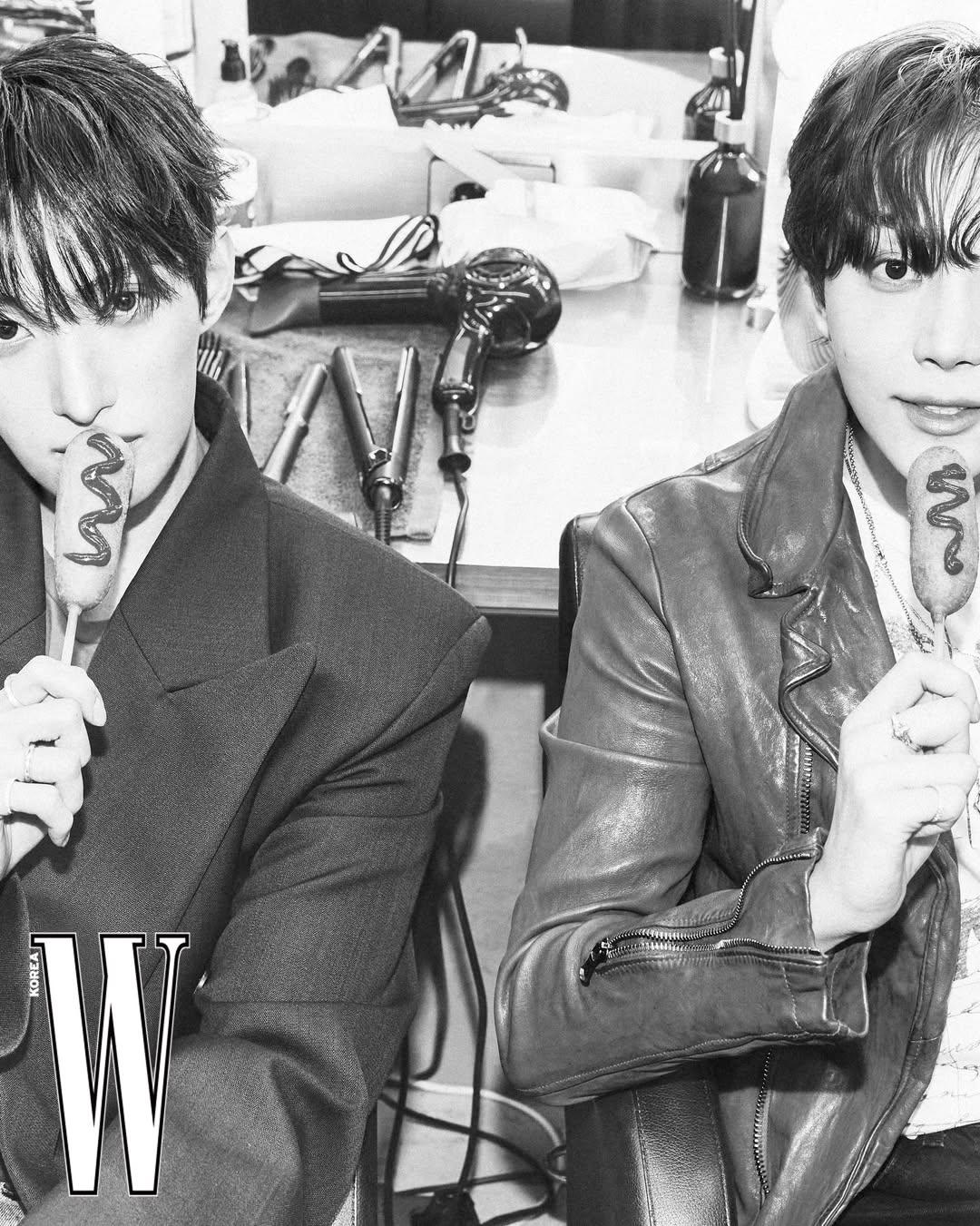 DK and Seungkwan - W Korea Shoot