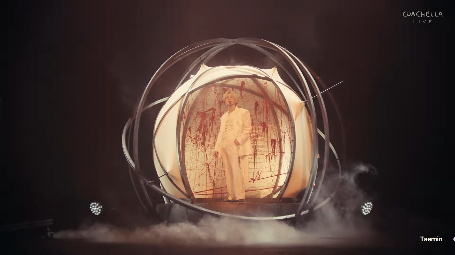 Taemin on the Coachella stage